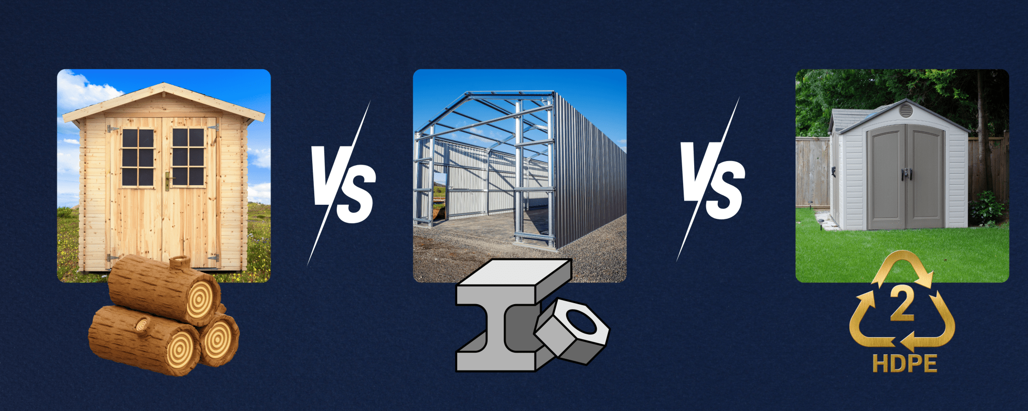 Resin vs. Wood vs. Metal Sheds Which Material Is Best for You? Horti