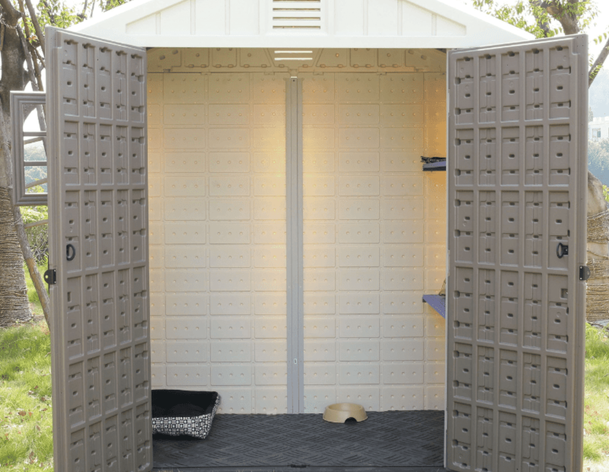 Horti Cubic Walking in 7x4 Feet Garden Storage Shed - Horti Cubic