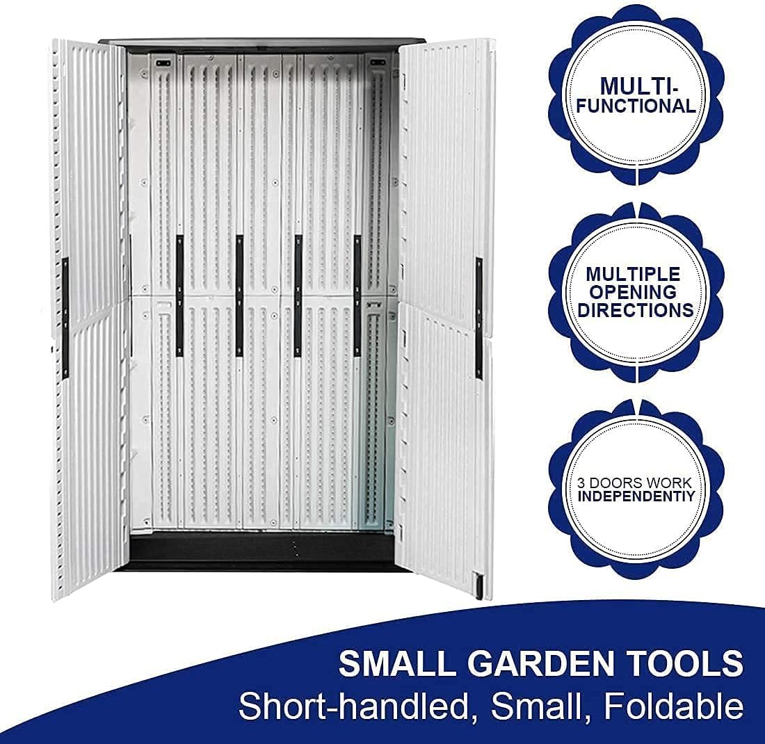 Horti Cubic 52 cu. ft. Outdoor Vertical Storage Shed - Horti Cubic