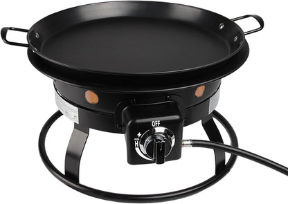 58000 BTU Propane Gas Fire Pit 19&quot; - Horti Cubic