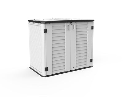 Horti Cubic 34 cu. ft. Outdoor Horizontal Storage Shed - Horti Cubic