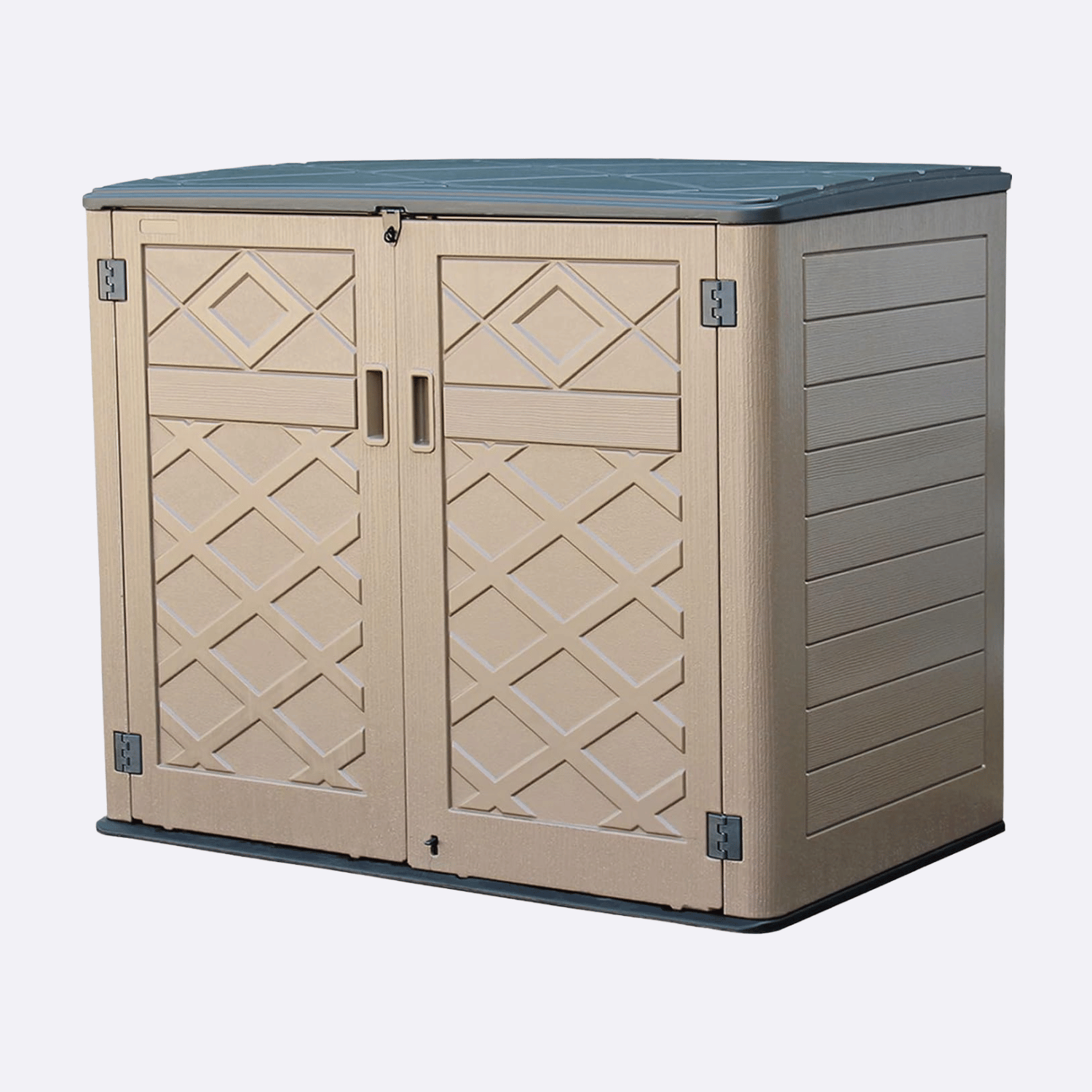 Horti Cubic 38 cu. ft. Outdoor Horizontal Storage Shed - Horti Cubic