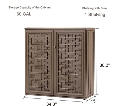 Horti Cubic 60 Gallon Indoor &amp; Outdoor Deck Box - Horti Cubic