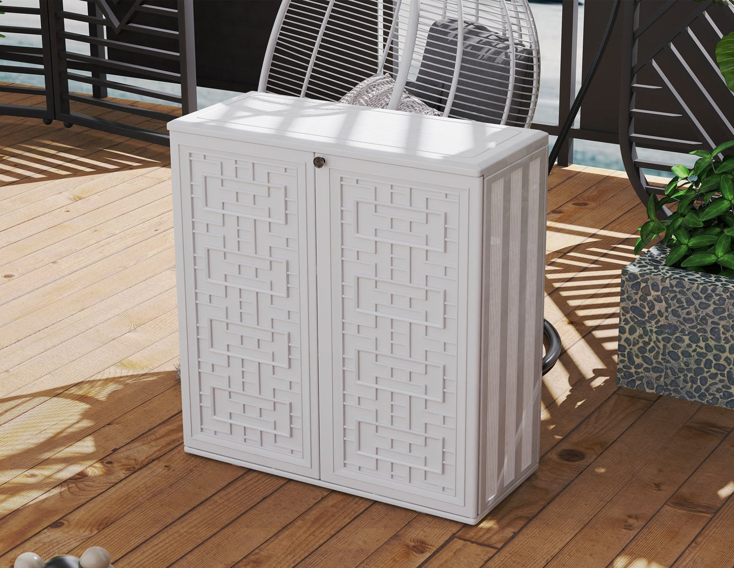 Horti Cubic 60 Gallon Indoor &amp; Outdoor Deck Box - Horti Cubic