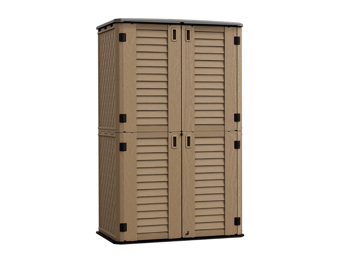 Horti Cubic 66 cu. ft. Outdoor Vertical Storage Shed - Horti Cubic
