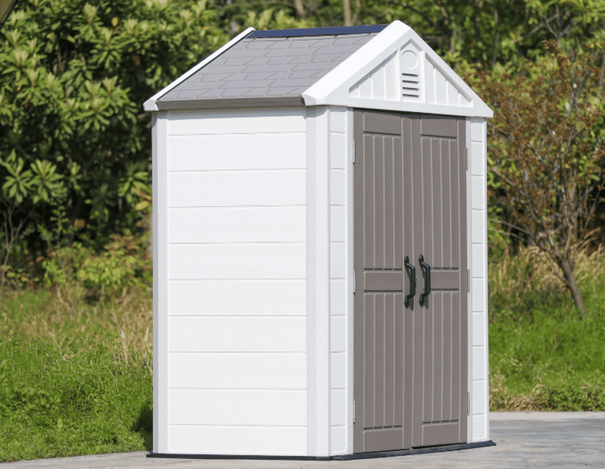 Horti Cubic Walking in 7x4 Feet Garden Storage Shed - Horti Cubic