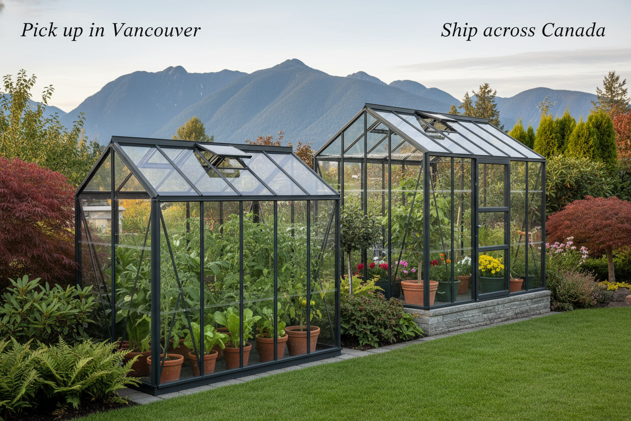 Pick up in Vancouver or ship across Canada for our cold frame or greenhouse, dont put too many on pic\