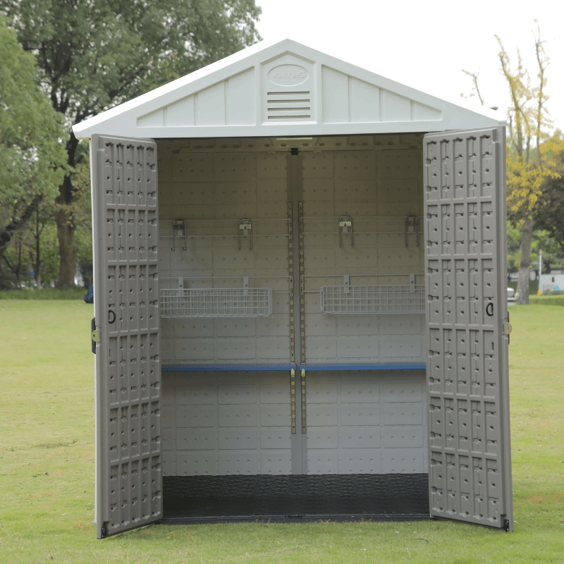Horti Cubic Walk in 7 x 7 Feet Garden Storage Shed - Horti Cubic